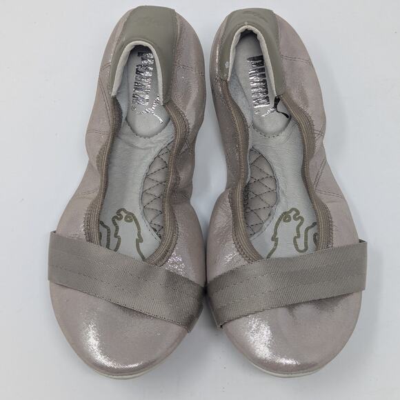 Puma Ballet Flats Rhythm Shine Foldable Gold Size 6 - Picture 9 of 10